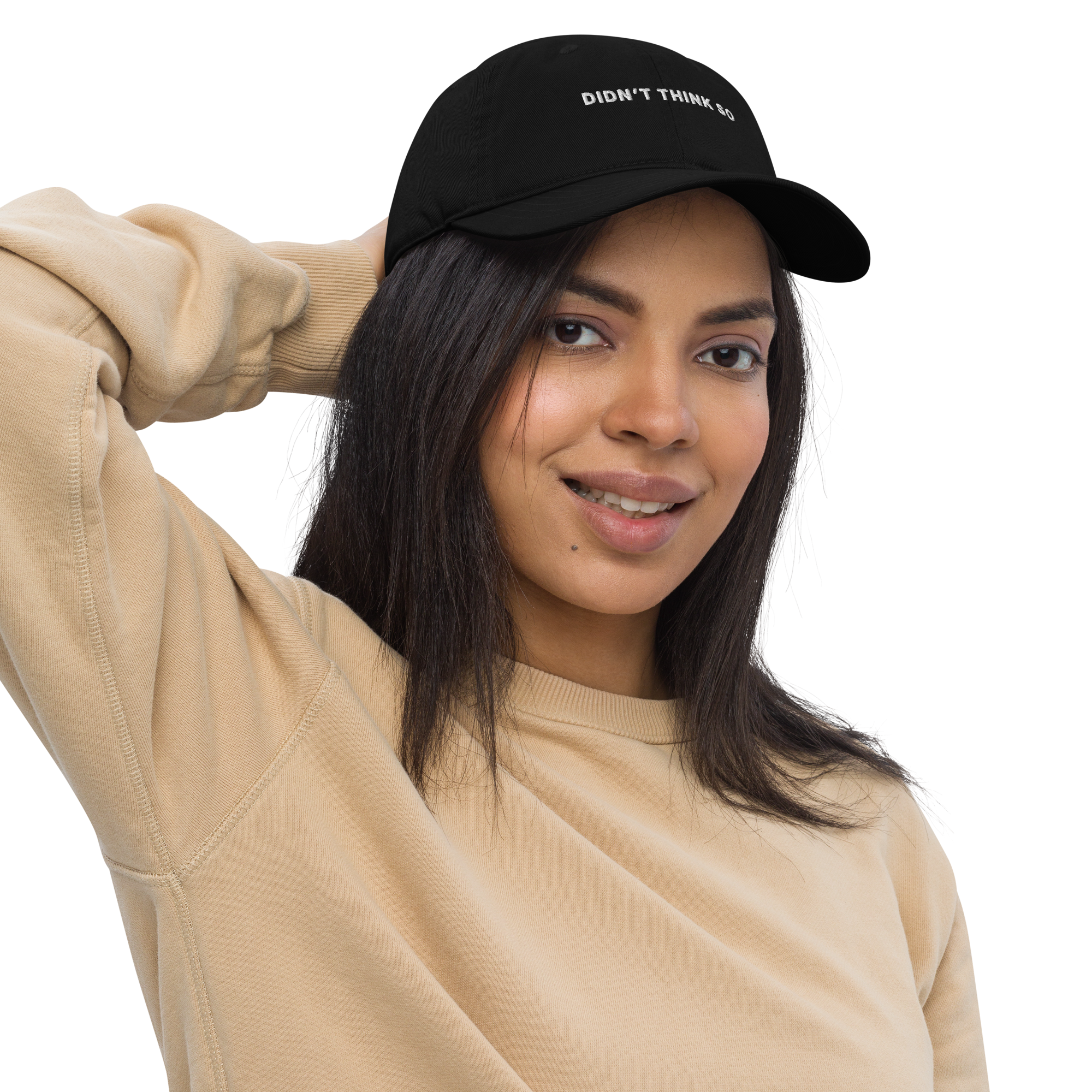 Didn't Think So Organic Cotton Embroidered Baseball Cap