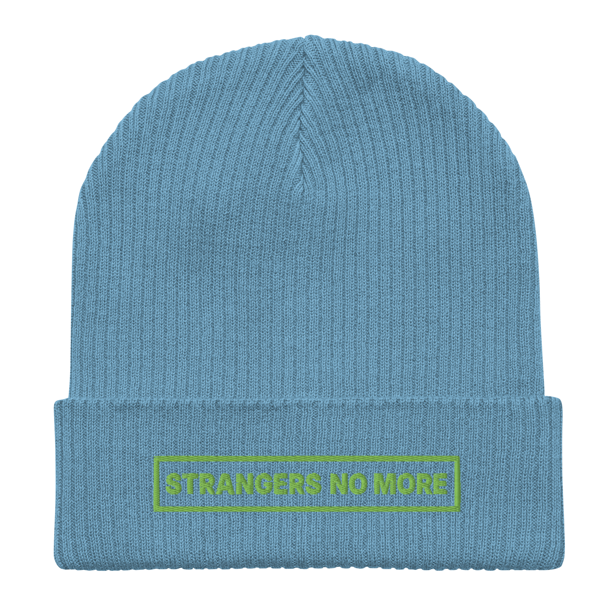 Green Logo SNM Organic Cotton Embroidered Beanie