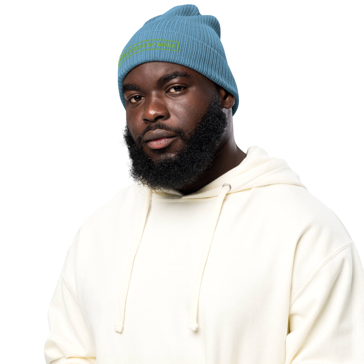 Green Logo SNM Organic Cotton Embroidered Beanie