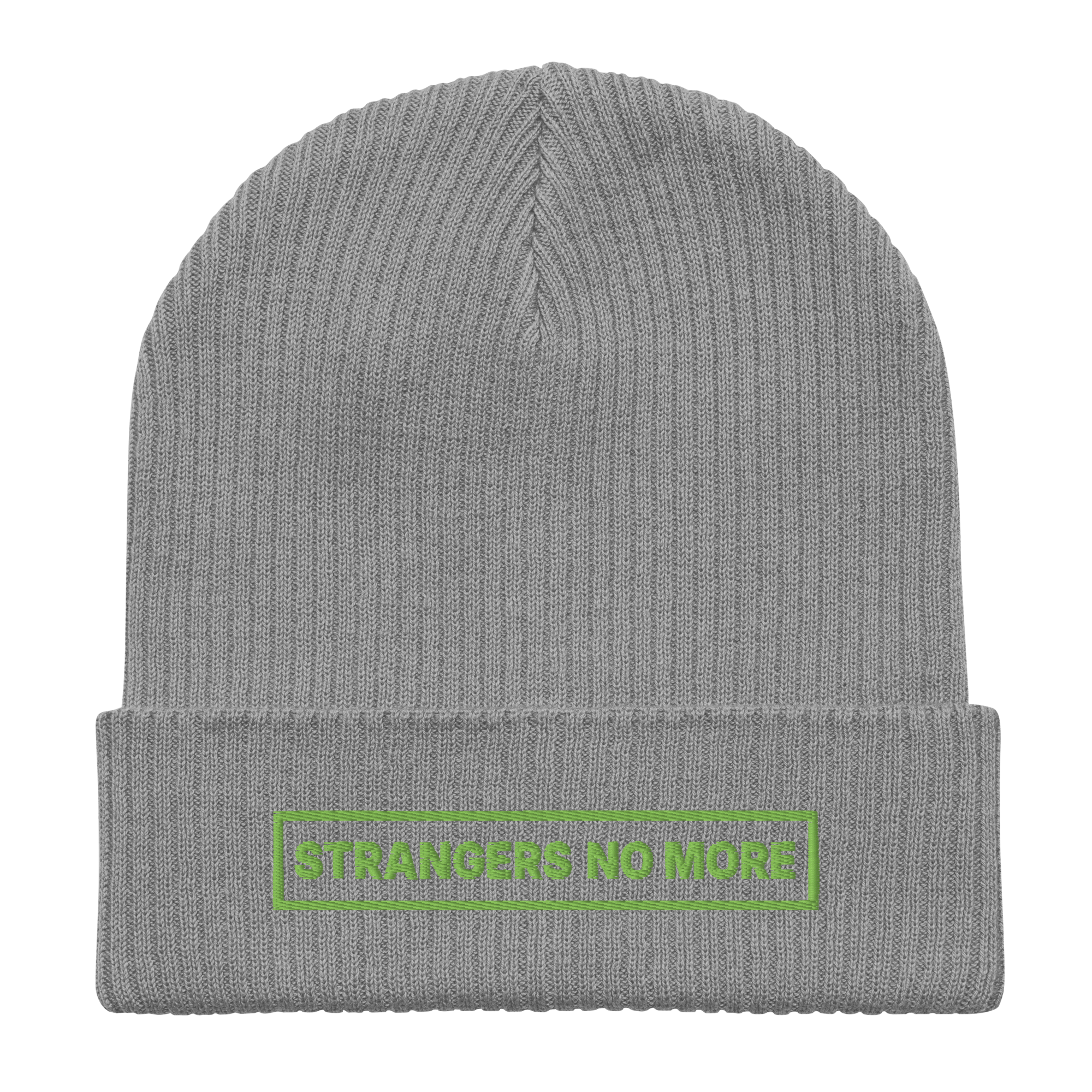 Green Logo SNM Organic Cotton Embroidered Beanie