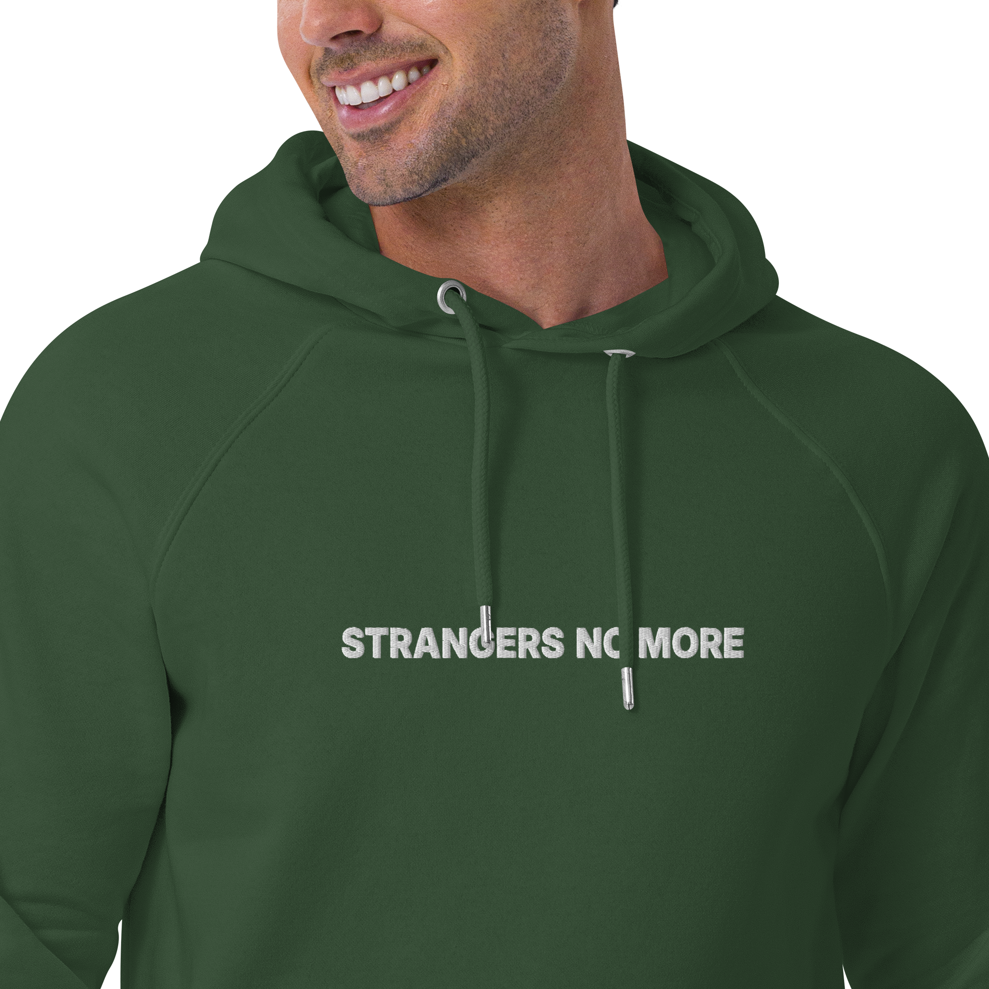 IDK... Stay Weird Organic Cotton Embroidered Hoodie // Unisex