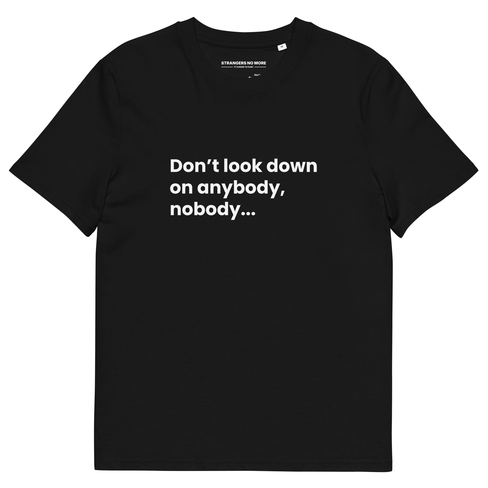 Don't Look Down / Help Them Up Organic Cotton T-Shirt // Unisex