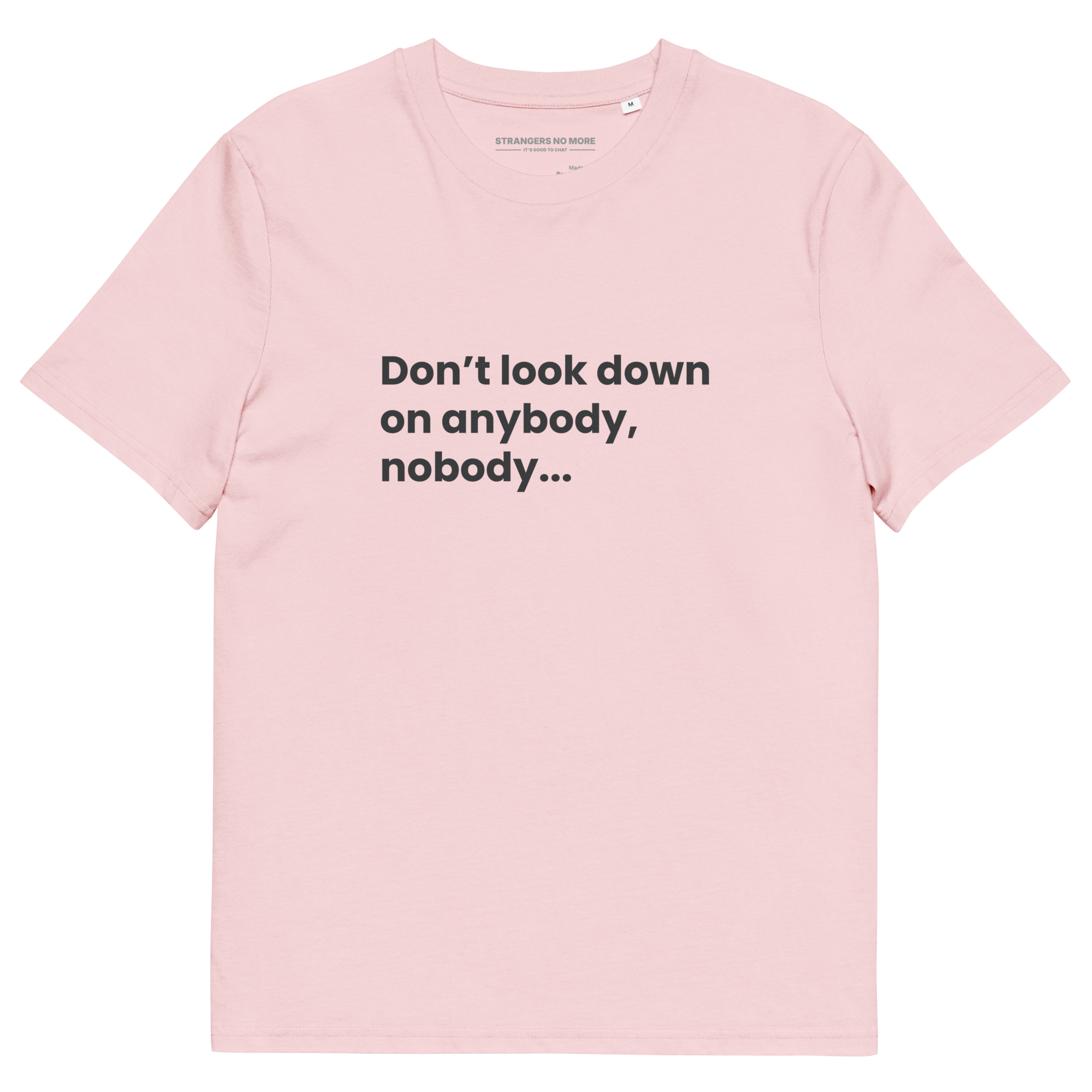 Don't Look Down / Help Them Up Organic Cotton T-Shirt // Unisex