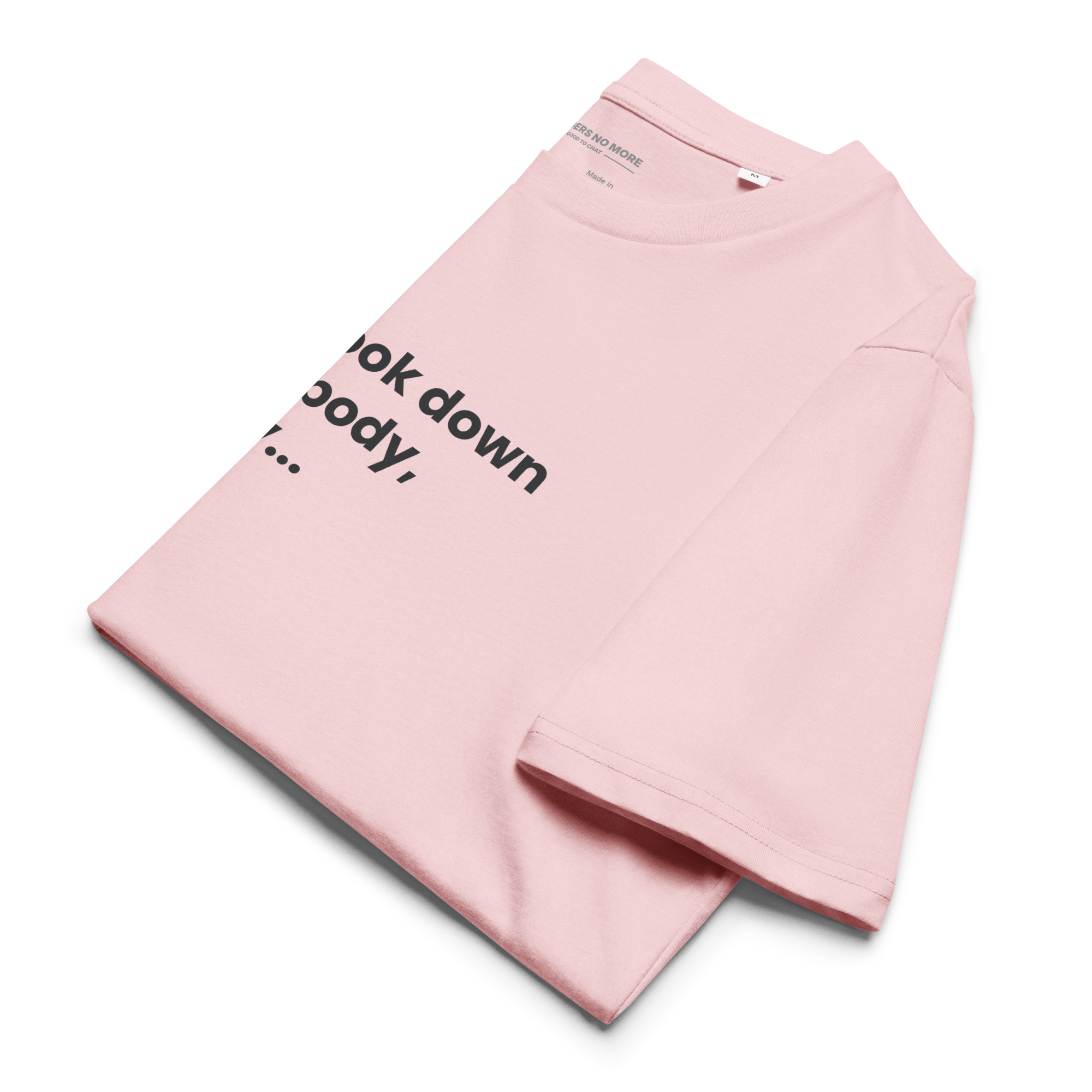 Don't Look Down / Help Them Up Organic Cotton T-Shirt // Unisex