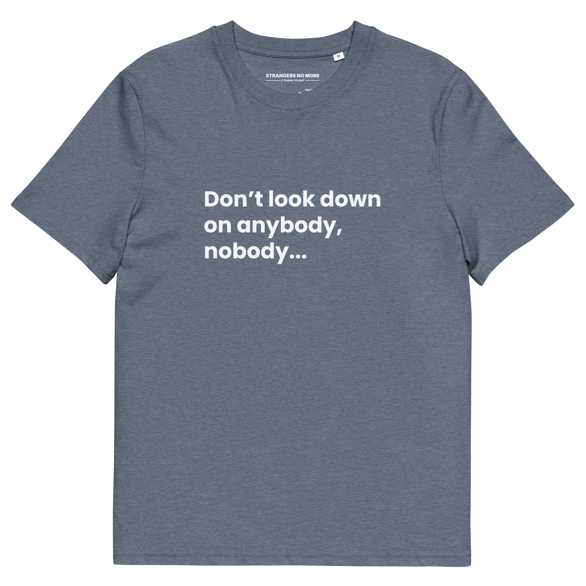 Don't Look Down / Help Them Up Organic Cotton T-Shirt // Unisex