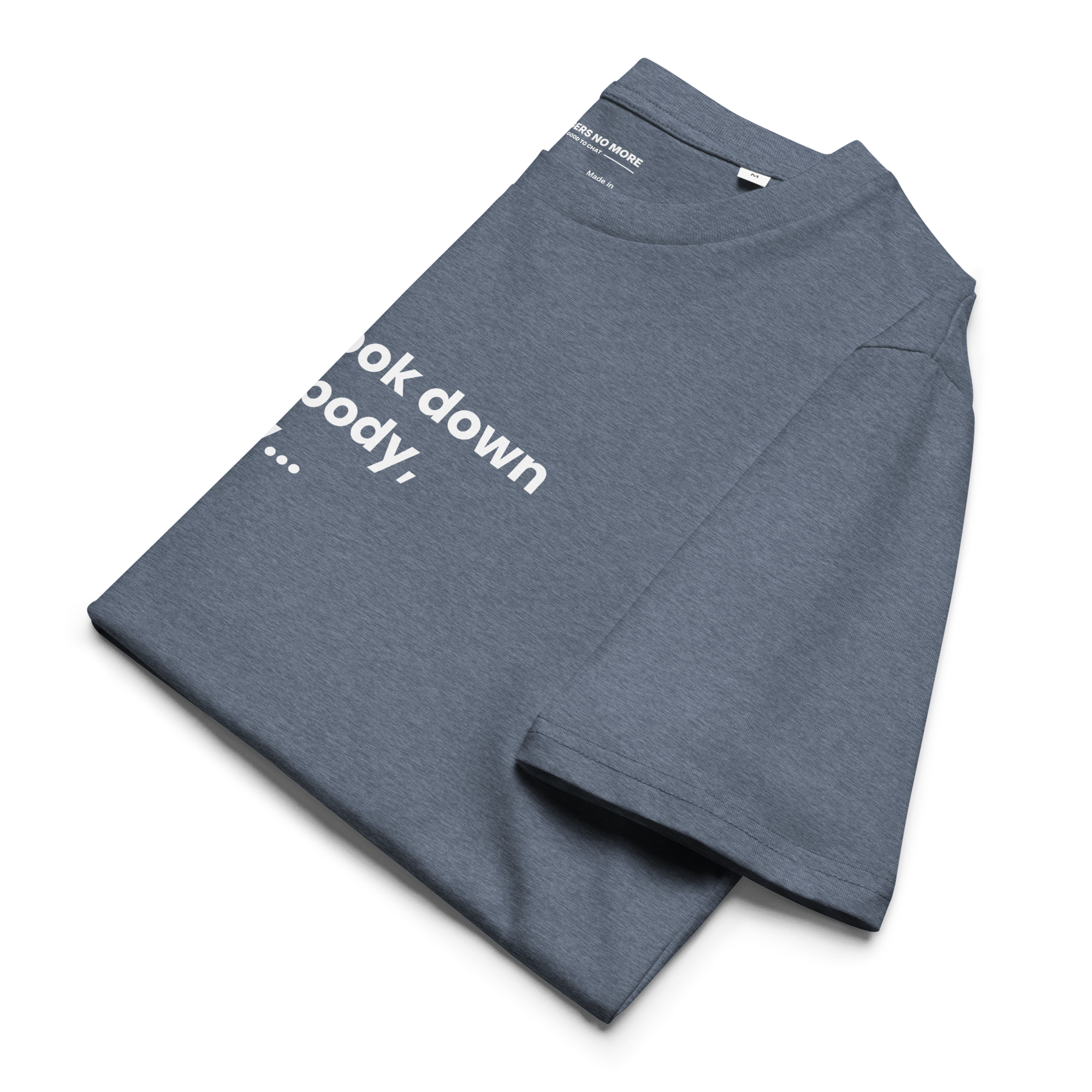 Don't Look Down / Help Them Up Organic Cotton T-Shirt // Unisex