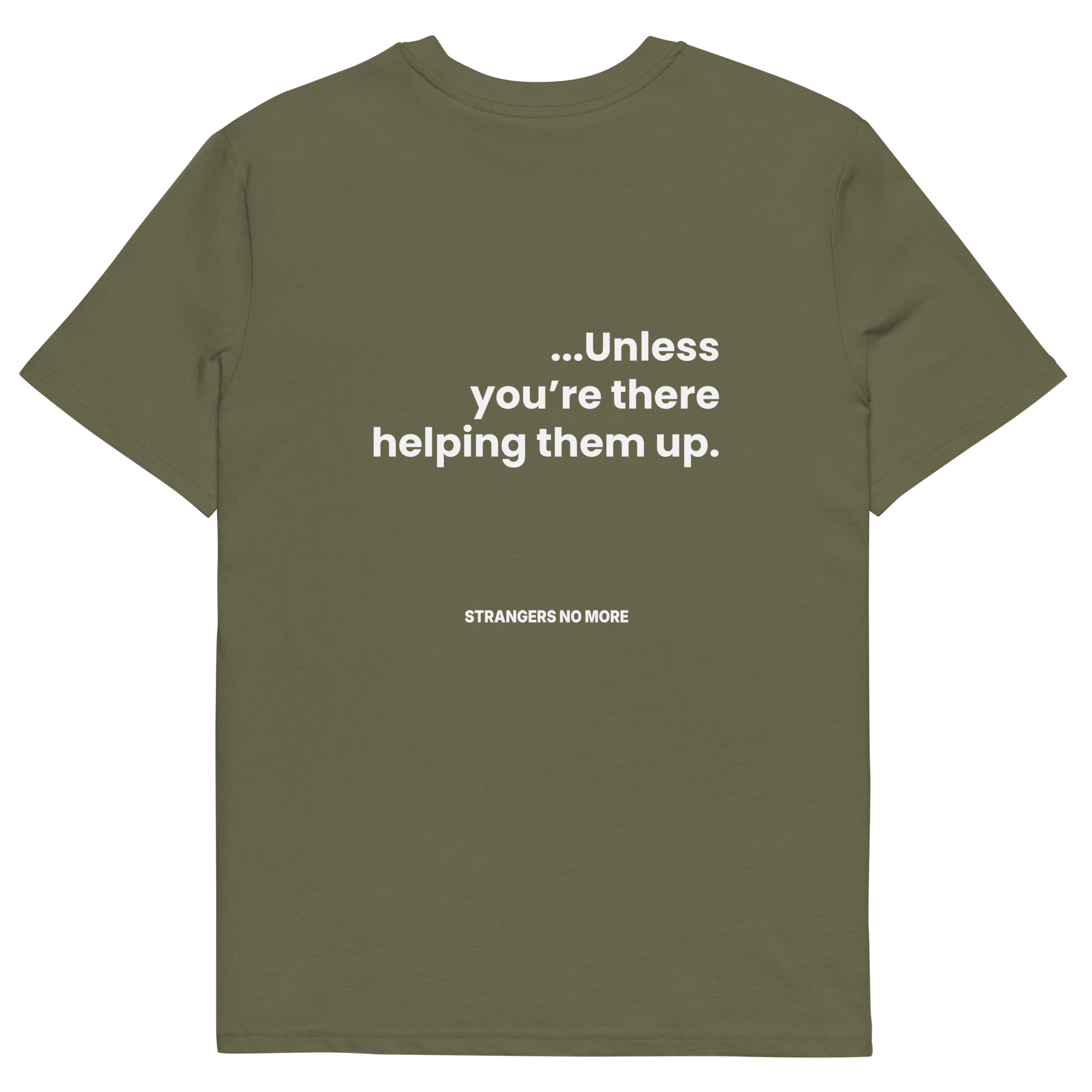 Don't Look Down / Help Them Up Organic Cotton T-Shirt // Unisex