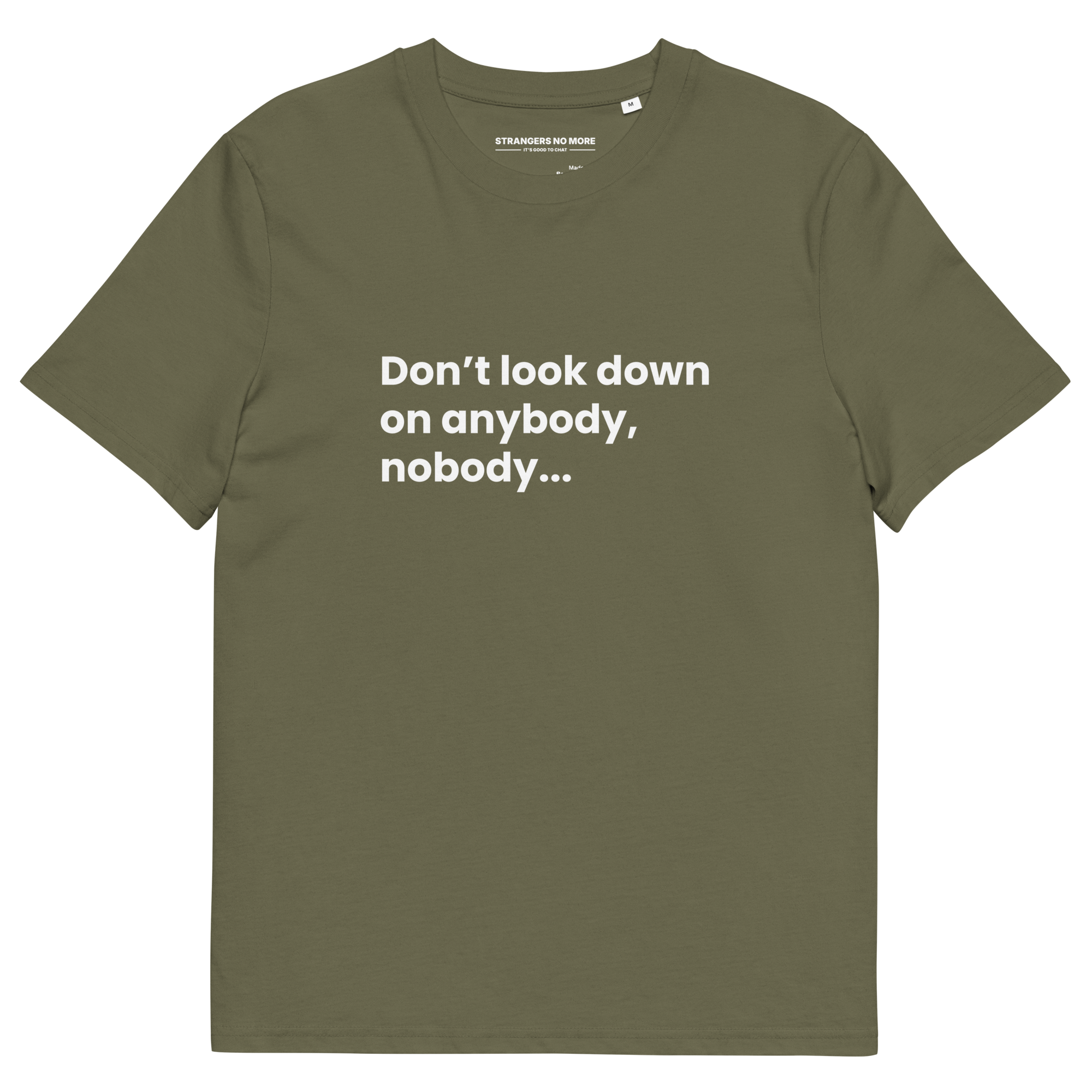 Don't Look Down / Help Them Up Organic Cotton T-Shirt // Unisex