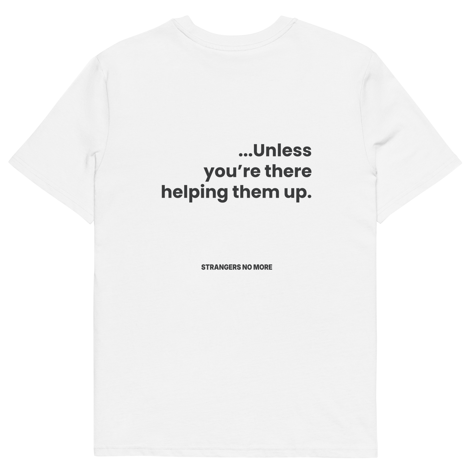 Don't Look Down / Help Them Up Organic Cotton T-Shirt // Unisex