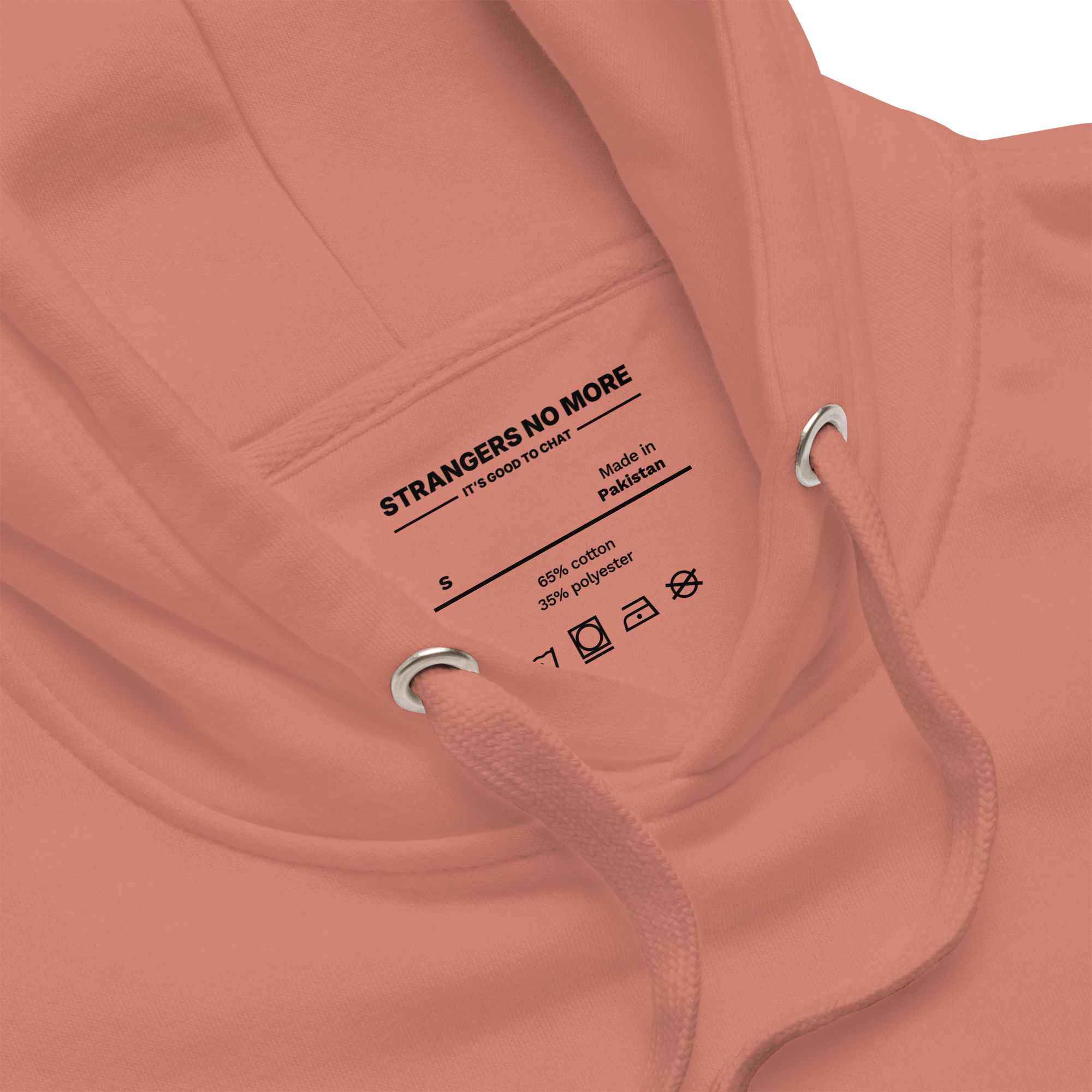 Be As Happy As You Seem Cotton Embroidered Hoodie // Unisex