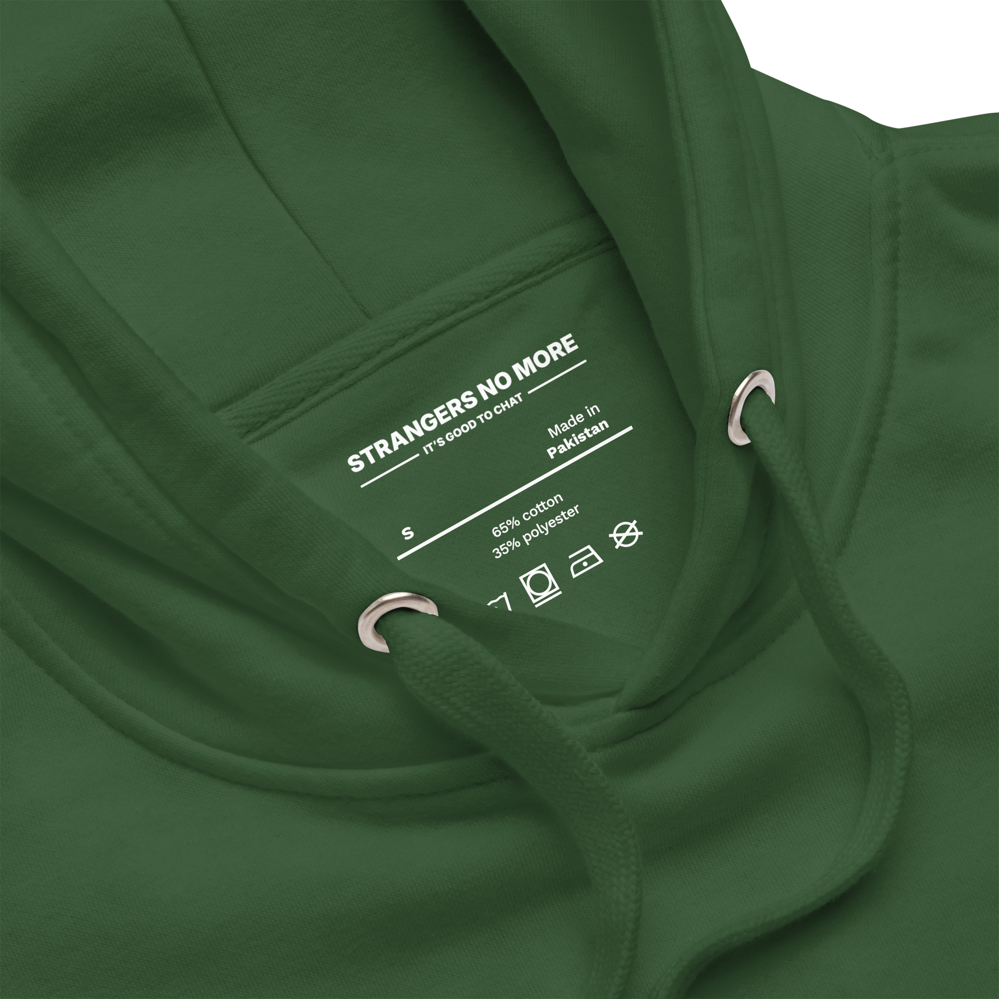 Don't Call Me Lucky Cotton Embroidered Hoodie // Unisex