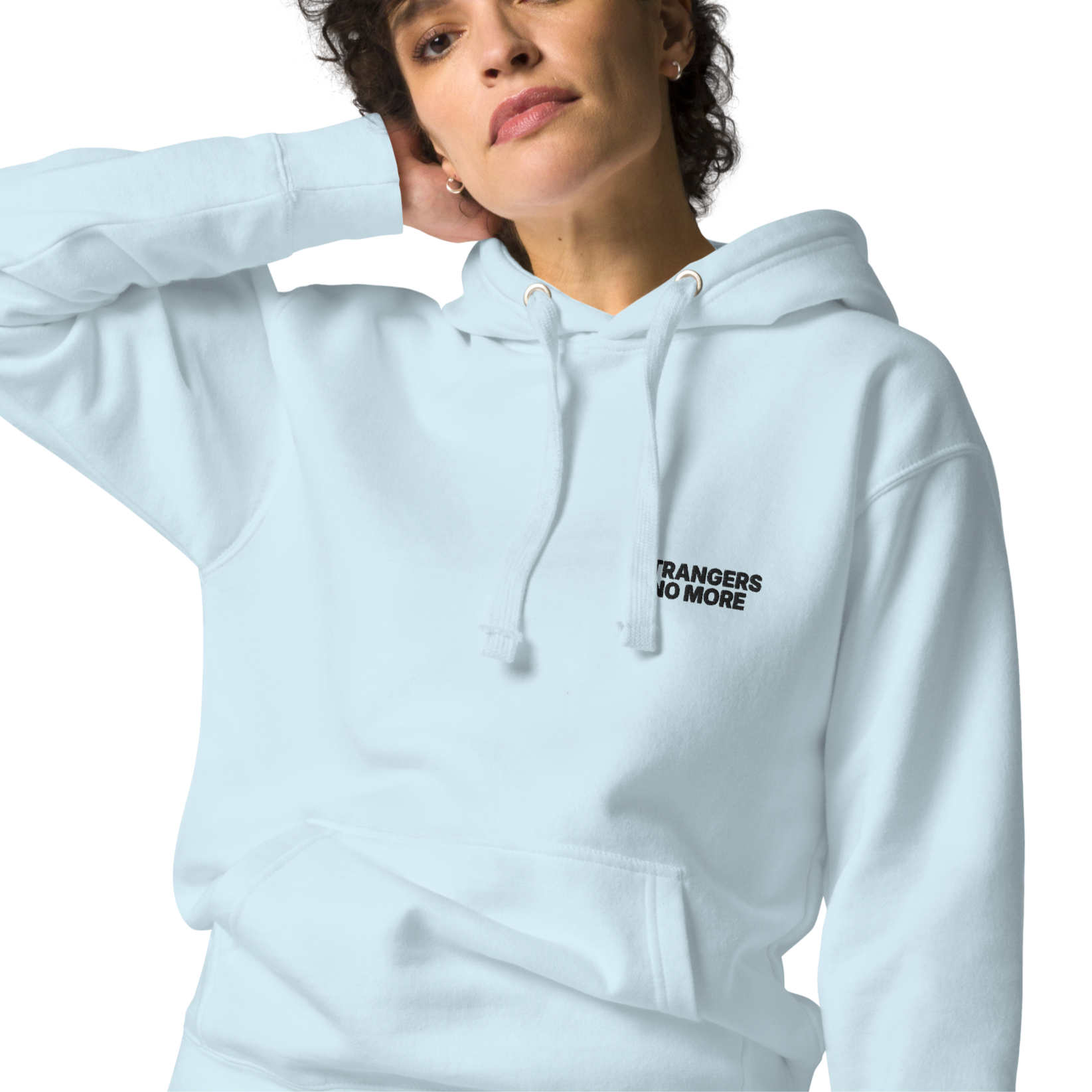 Don't Call Me Lucky Cotton Embroidered Hoodie // Unisex